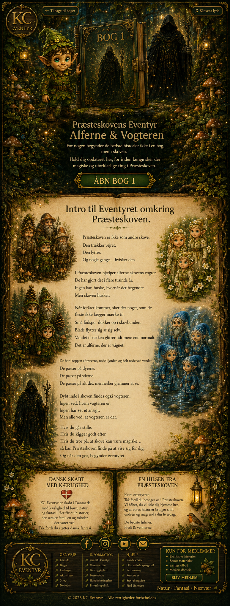 Præsteskovens Eventyr – Bog 1