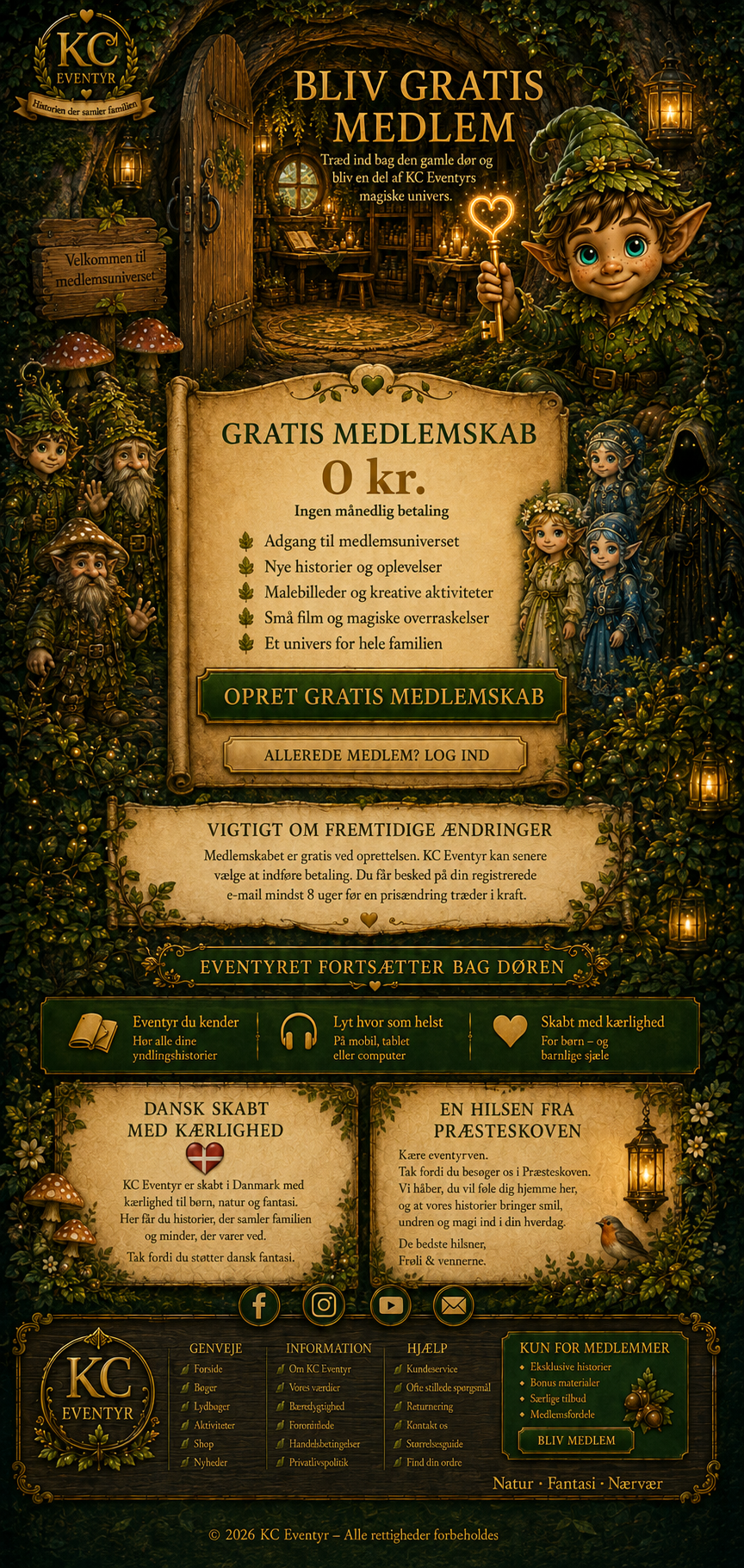 Bliv gratis medlem af KC Eventyr